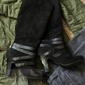 Fergalicious Knee-High Boots, Size 9